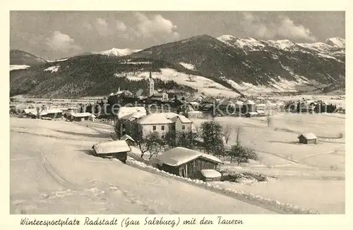 AK / Ansichtskarte Radstadt mit den Tauern Kat. Radstadt