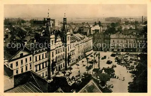 AK / Ansichtskarte Pardubice Pardubitz Rathaus Panorama Kat. Pardubice