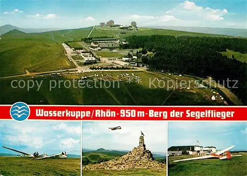 AK / Ansichtskarte Wasserkuppe Rhoen Berg der Segelflieger Kat. Poppenhausen (Wasserkuppe)