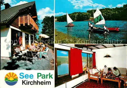 AK / Ansichtskarte Kirchheim Hessen See Park Kat. Kirchheim