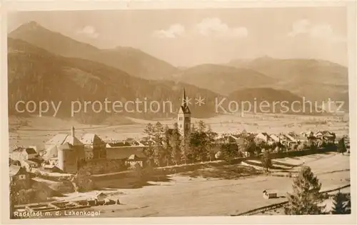 AK / Ansichtskarte Radstadt mit Lakenkogel Kat. Radstadt