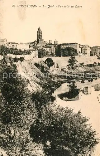 AK / Ansichtskarte Montauban Les Quais vue prise du Cours Kat. Montauban