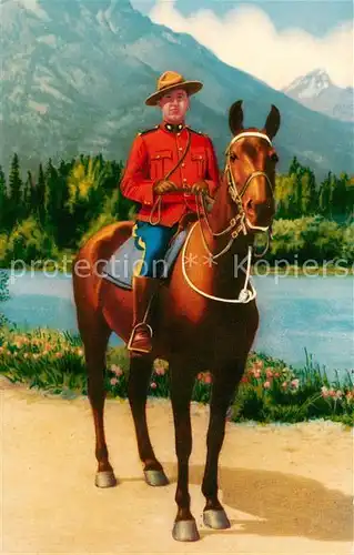 AK / Ansichtskarte Polizei Royal Canadian Mounted Police  Kat. Polizei