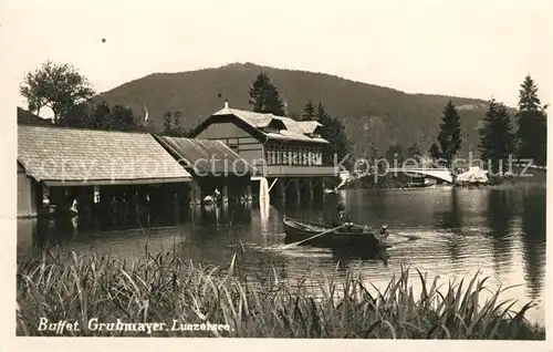 AK / Ansichtskarte Lunz See Niederoesterreich Buffet Grubmayer Lunzersee Kat. Lunz am See