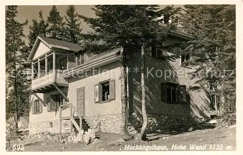 AK / Ansichtskarte Traunsee Hochkogelhaus Hohe Wand Kat. Oesterreich