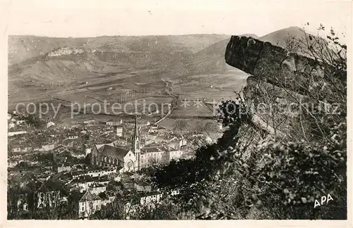 AK / Ansichtskarte Saint Antonin Noble Val Vue generale Rocher Tremblant Kat. Saint Antonin Noble Val