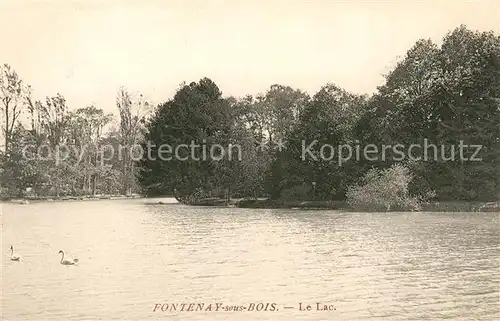 AK / Ansichtskarte Fontenay sous Bois Le Lac Kat. Fontenay sous Bois