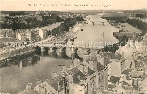 AK / Ansichtskarte Angers Vue sur la Maine prise du Chateau Kat. Angers