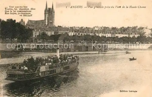 AK / Ansichtskarte Angers Vue prise du Pont de la Haute Charem Kat. Angers