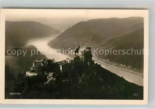 AK / Ansichtskarte Aggstein Niederoesterreich Burg Aggstein