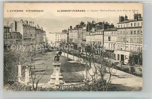 AK / Ansichtskarte Clermont Ferrand Puy de Dome Square Blaise Pascal  Kat. Clermont Ferrand