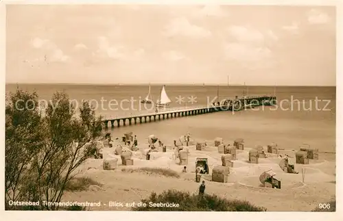 AK / Ansichtskarte Timmendorfer Strand Seebruecke Kat. Timmendorfer Strand