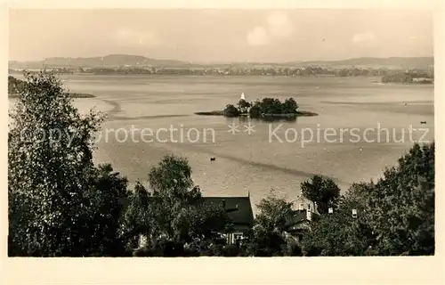 AK / Ansichtskarte Malente Gremsmuehlen Dieksee mit kleiner Insel Kat. Malente