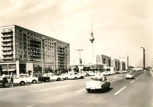 AK / Ansichtskarte Berlin Karl Marx Allee Fernsehturm  Kat. Berlin