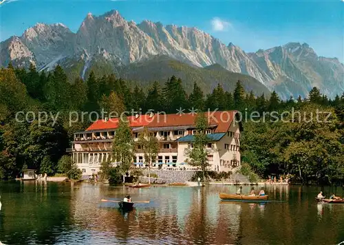 AK / Ansichtskarte Badersee Zugspitzgruppe Kat. Grainau