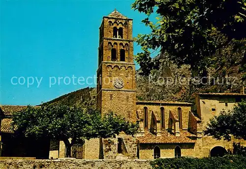 AK / Ansichtskarte Moustiers Sainte Marie Kirche Lombarde Kat. Moustiers Sainte Marie