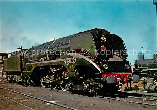 AK / Ansichtskarte Lokomotive Locomotive 232 U 1 SNCF Mulhouse  Kat. Eisenbahn