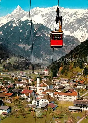 AK / Ansichtskarte Seilbahn Montafoner Hochjochbahn Schruns Zimba Vandanser Wand  Kat. Bahnen