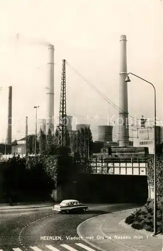 AK / Ansichtskarte Heerlen Viaduct met Oranje Nassau mijn Kat. Heerlen