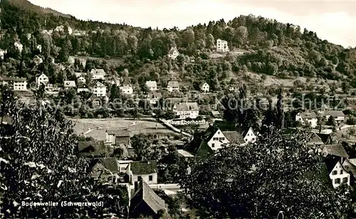 AK / Ansichtskarte Badenweiler Teilansicht Kurort mit Fremdenheim Eberhardt Kat. Badenweiler