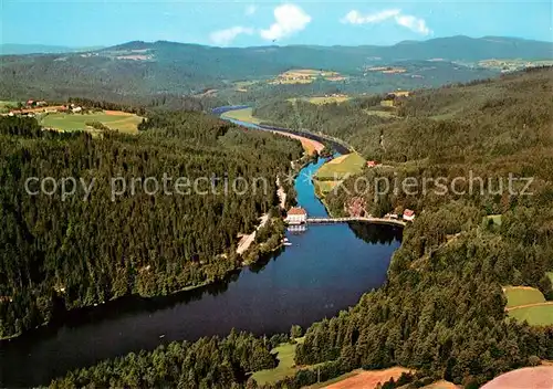 AK / Ansichtskarte Hoellensteinsee Kraftwerk Naturpark Bayerischer Wald Fliegeraufnahme Kat. Viechtach