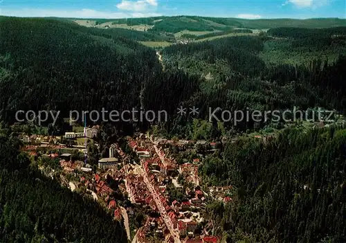 AK / Ansichtskarte Triberg Schwarzwald Fliegeraufnahme Kat. Triberg im Schwarzwald