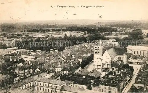 AK / Ansichtskarte Troyes Aube Vue generale Nord Kat. Troyes