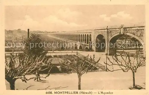 AK / Ansichtskarte Montpellier Herault Aqueduc Kat. Montpellier