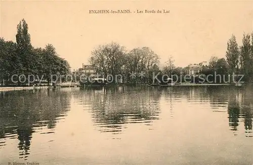 AK / Ansichtskarte Enghien les Bains Les Bords du Lac Kat. Enghien les Bains