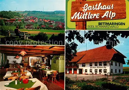 AK / Ansichtskarte Bettmaringen Gasthaus Mittlere Alp  Kat. Stuehlingen