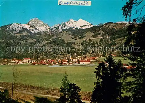 AK / Ansichtskarte Bayrischzell mit Wendelstein Kat. Bayrischzell