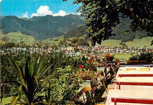 AK / Ansichtskarte Ruhpolding Alpengasthof Cafe Brandler Alm Terrasse Kat. Ruhpolding