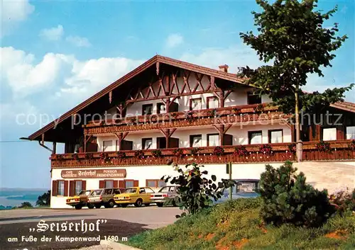 AK / Ansichtskarte Bernau Chiemsee Restaurant Cafe Hotel Seiserhof Kat. Bernau a.Chiemsee