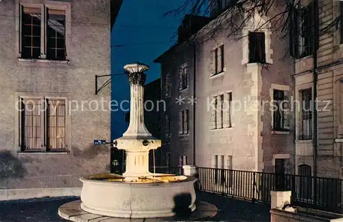 AK / Ansichtskarte Geneve GE Fontaine Place du Perron Kat. Geneve