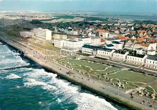 AK / Ansichtskarte Norderney Nordseebad Fliegeraufnahme Kaiserstrasse Kat. Norderney