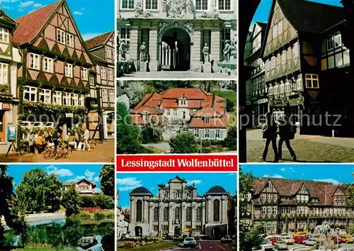 AK / Ansichtskarte Wolfenbuettel Schloss Marktplatz Reiterdenkmal Herzog August Kat. Wolfenbuettel