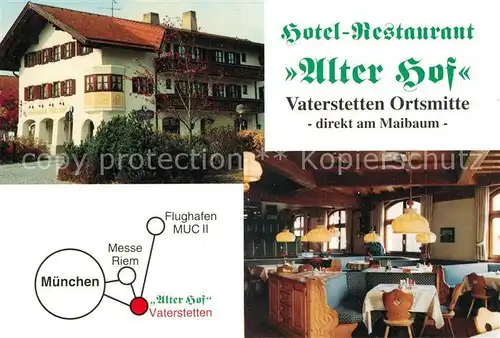 AK / Ansichtskarte Vaterstetten Grasbrunn Hotel Restaurant Alter Hof Kat. Grasbrunn