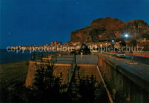 AK / Ansichtskarte Cefalu Panorama Nacht Kat. Palermo