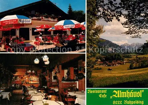 AK / Ansichtskarte Ruhpolding Restaurant Cafe Almhaeusl Kat. Ruhpolding