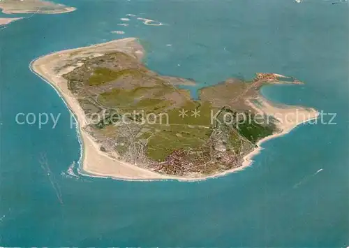 AK / Ansichtskarte Borkum Nordseebad Fliegeraufnahme Kat. Borkum