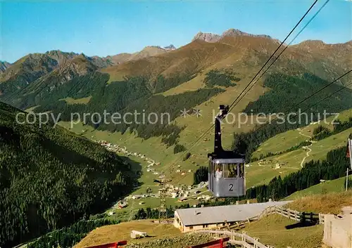 AK / Ansichtskarte Seilbahn Schrofen Vorderlanersbach Zillertal  Kat. Bahnen