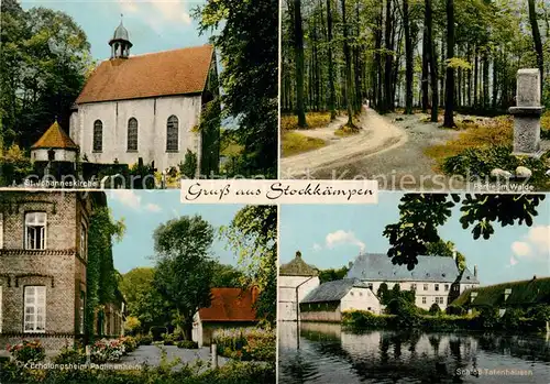 AK / Ansichtskarte Stockkaempen Hoerste Schloss Tatenhausen Johanneskirche