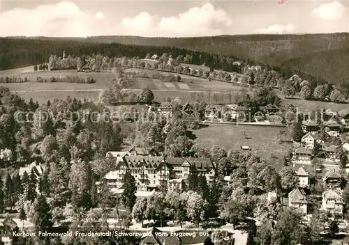 AK / Ansichtskarte Freudenstadt Fliegeraufnahme Kurhaus Palmenwald Kat. Freudenstadt