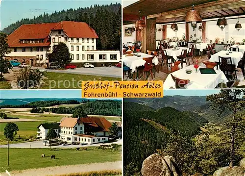 Fohrenbuehl Gasthof Pension Adler Panorama Kat. Lauterbach