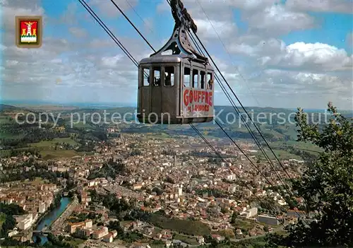 AK / Ansichtskarte Seilbahn Telepherique du Deout Lourdes  Kat. Bahnen