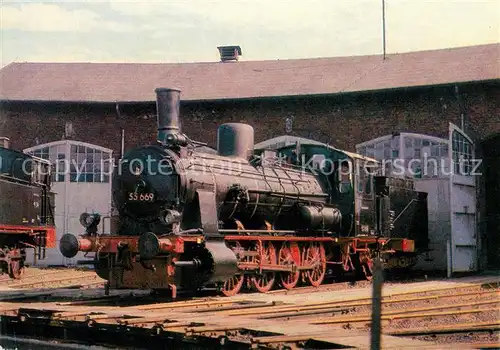 AK / Ansichtskarte Lokomotive Gueterzuglokomotive 55 669 Kat. Eisenbahn