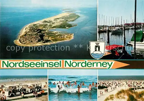 AK / Ansichtskarte Norderney Nordseebad Fliegeraufnahme Strand Kat. Norderney