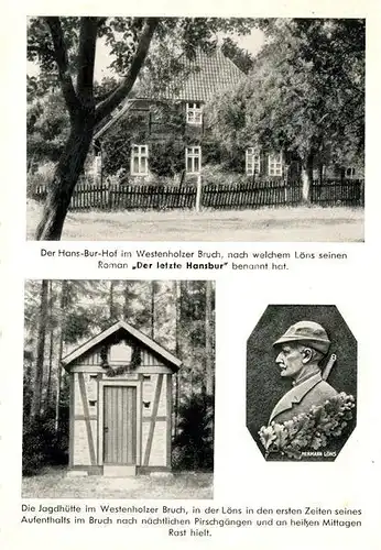 AK / Ansichtskarte Lueneburger Heide Hermann Loens Hans Bur Hof  Kat. Walsrode