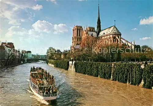 AK / Ansichtskarte Paris Notre Dame Seine Kat. Paris