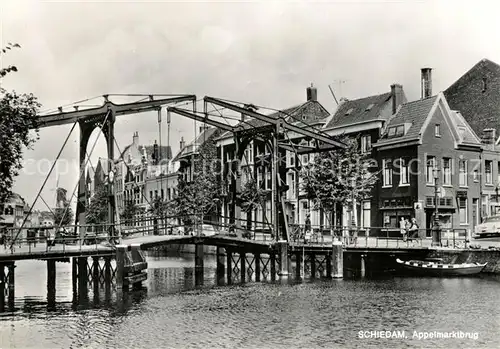 AK / Ansichtskarte Schiedam Appelmarktbrug Kat. Schiedam